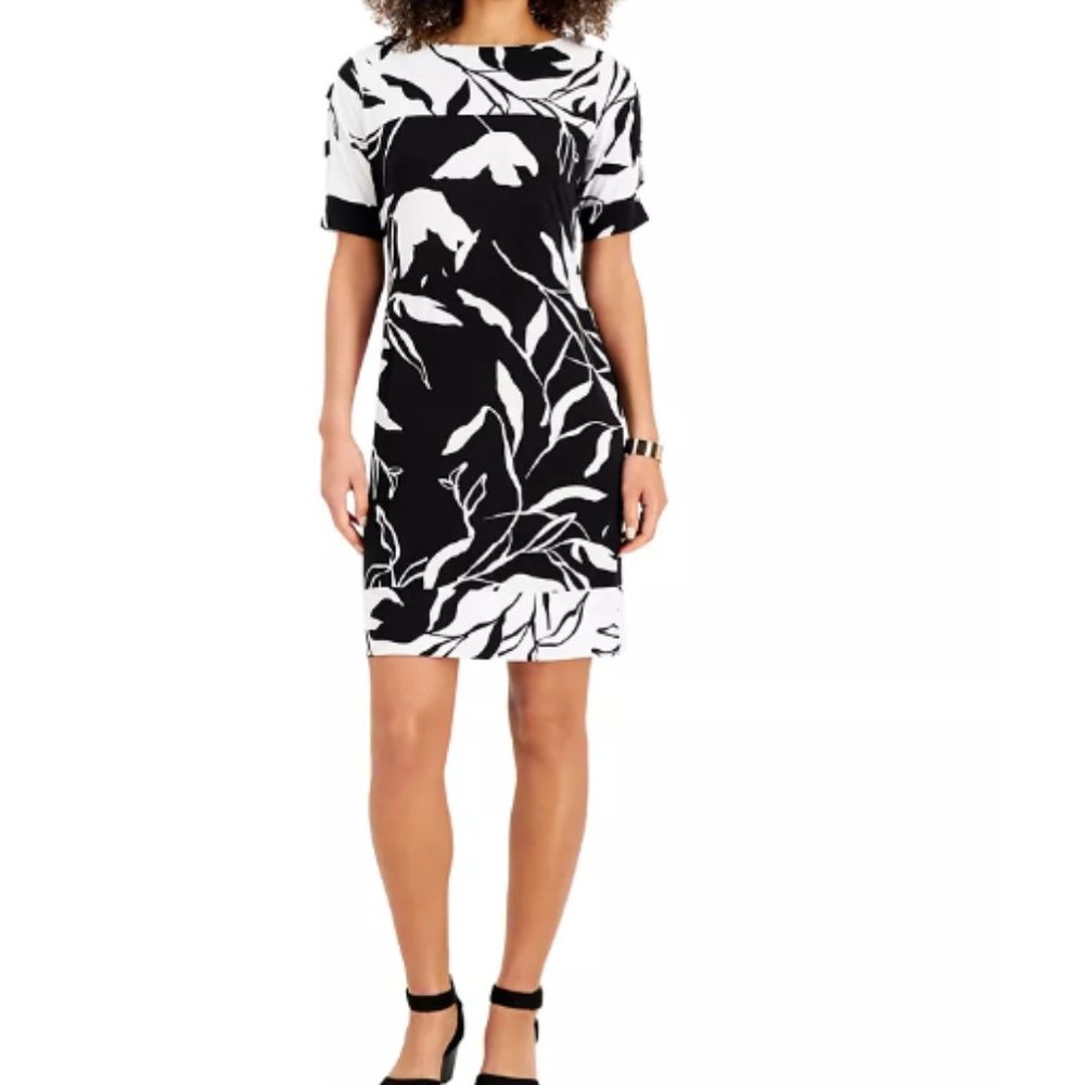 JM Collection Lovely Lotus Sheath Dress